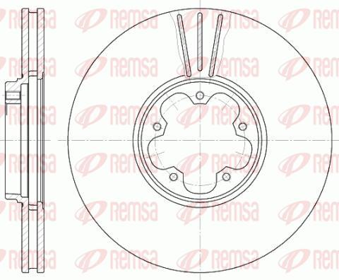 Kawe 6608 10 - Disque de frein cwaw.fr