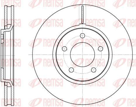 Kawe 66.0210 - Disque de frein cwaw.fr