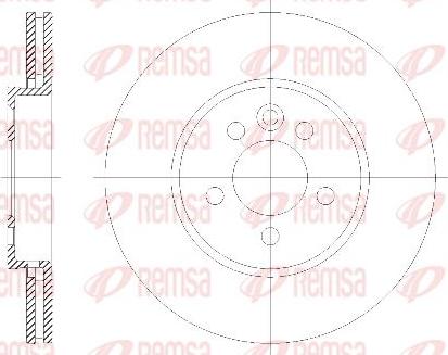 Kawe 66.1410 - Disque de frein cwaw.fr