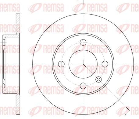 Kawe 6616 00 - Disque de frein cwaw.fr