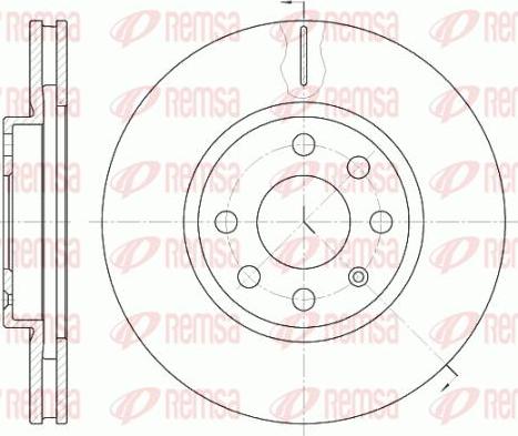 Kawe 66.1110 - Disque de frein cwaw.fr