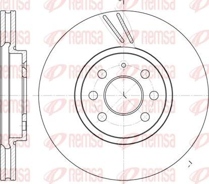 Kawe 6684 10 - Disque de frein cwaw.fr