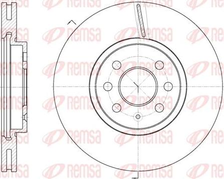 Kawe 6685 10 - Disque de frein cwaw.fr