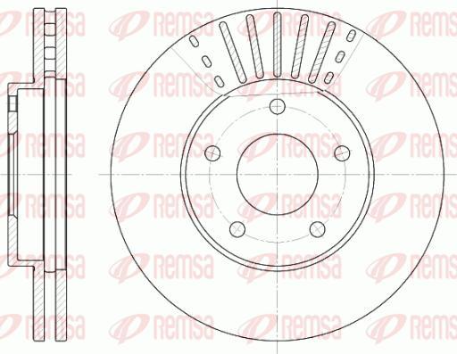 Kawe 6681 10 - Disque de frein cwaw.fr