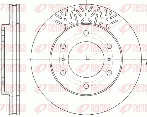 Kawe 6639 10 - Disque de frein cwaw.fr