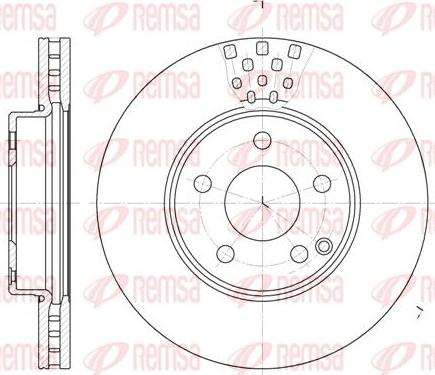 Kawe 6676 10 - Disque de frein cwaw.fr