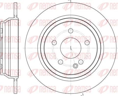 Kawe 6678 00 - Disque de frein cwaw.fr