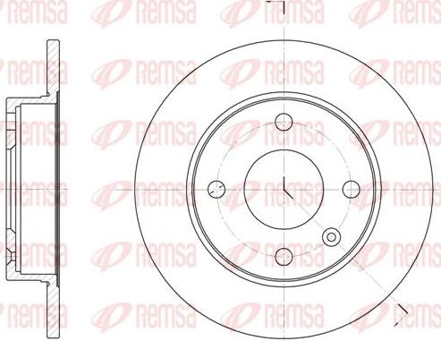 Kawe 6094 00 - Disque de frein cwaw.fr