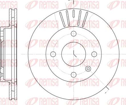 Kawe 6096 10 - Disque de frein cwaw.fr