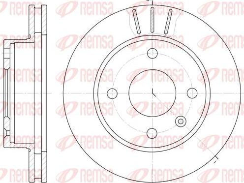 Kawe 6097 10 - Disque de frein cwaw.fr