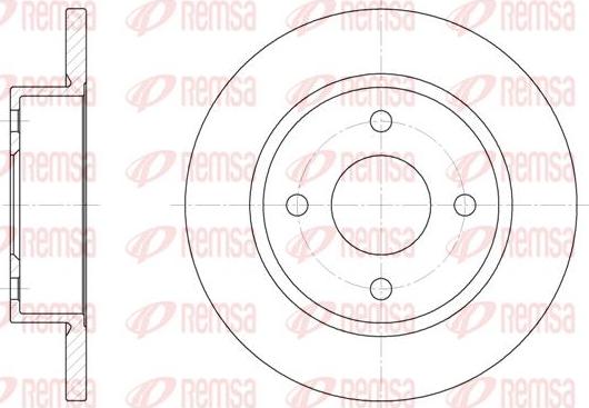 Kawe 6047 00 - Disque de frein cwaw.fr