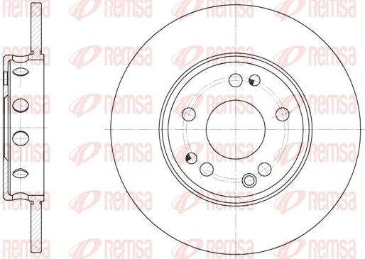 Kawe 6059 00 - Disque de frein cwaw.fr