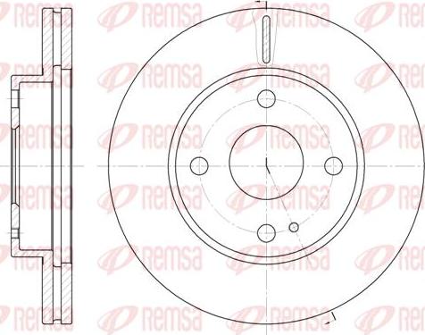 Kawe 6056 10 - Disque de frein cwaw.fr