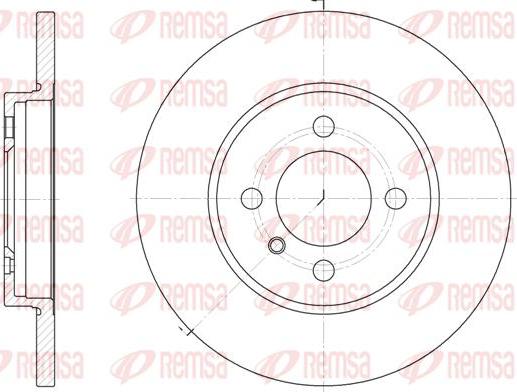 Kawe 6058 00 - Disque de frein cwaw.fr