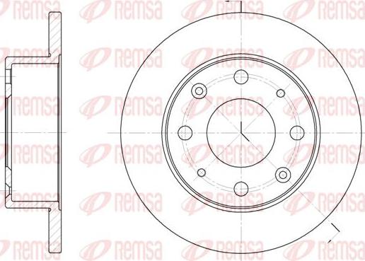 Kawe 6015 00 - Disque de frein cwaw.fr