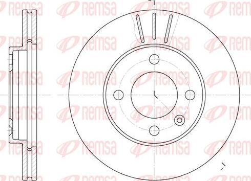 Kawe 6084 10 - Disque de frein cwaw.fr