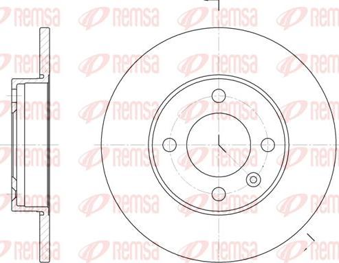 Kawe 6086 00 - Disque de frein cwaw.fr