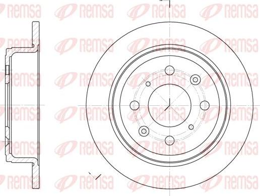 Kawe 6083 00 - Disque de frein cwaw.fr