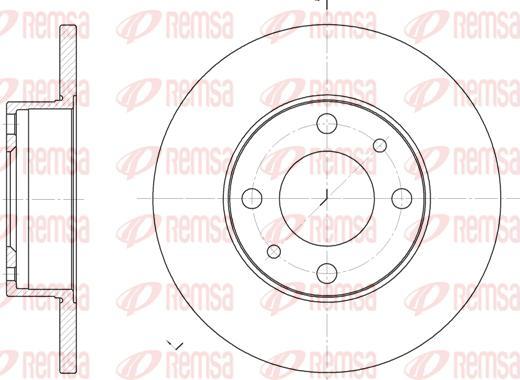 Kawe 6030 00 - Disque de frein cwaw.fr