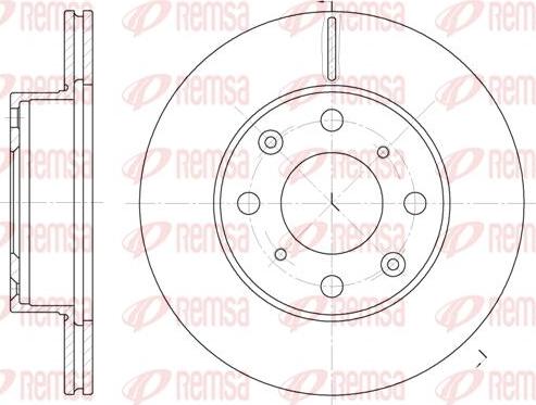 Kawe 6038 10 - Disque de frein cwaw.fr