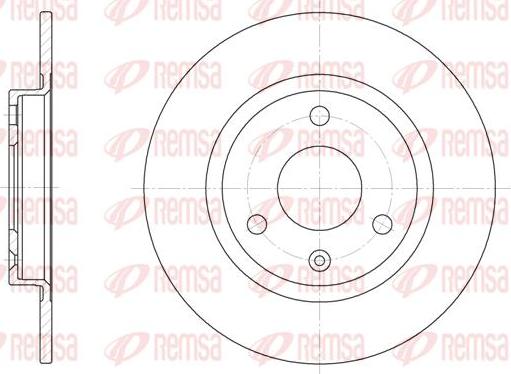 Kawe 6070 00 - Disque de frein cwaw.fr