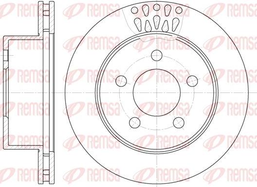 Kawe 61938 10 - Disque de frein cwaw.fr