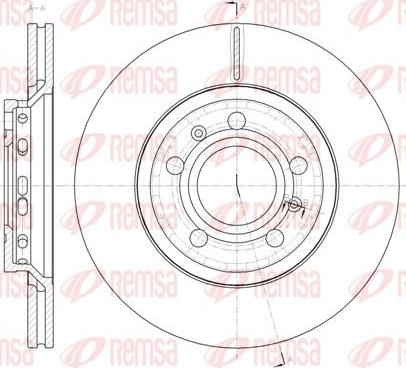 Kawe 61447 10 - Disque de frein cwaw.fr