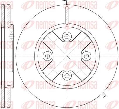 Kawe 6145 10 - Disque de frein cwaw.fr