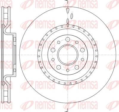 Kawe 61458 10 - Disque de frein cwaw.fr