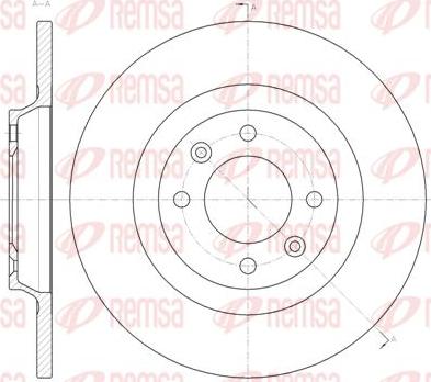 Kawe 61457 00 - Disque de frein cwaw.fr