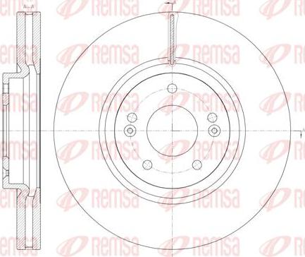 Kawe 61462 10 - Disque de frein cwaw.fr