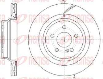 Kawe 61404 10 - Disque de frein cwaw.fr