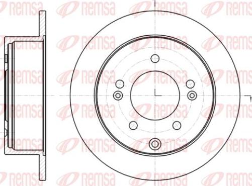 Kawe 61401 00 - Disque de frein cwaw.fr