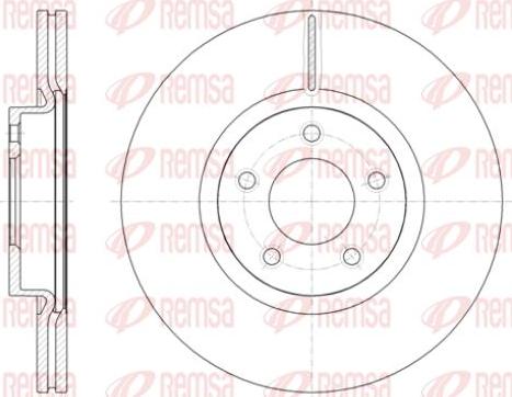 Kawe 61403 10 - Disque de frein cwaw.fr