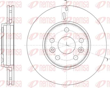 Kawe 61411 10 - Disque de frein cwaw.fr