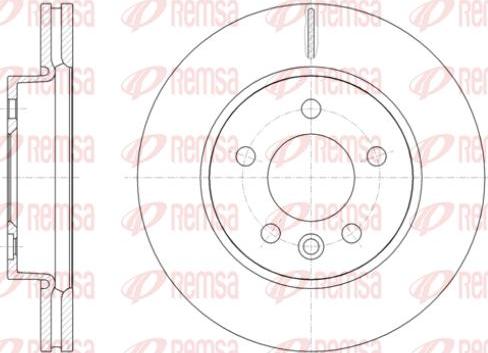 Kawe 61418 10 - Disque de frein cwaw.fr