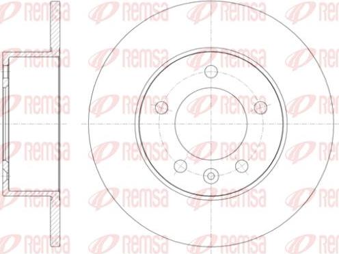 Kawe 61412 00 - Disque de frein cwaw.fr