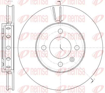 Kawe 61484 10 - Disque de frein cwaw.fr