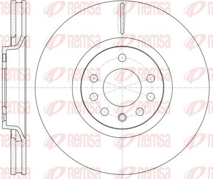 Kawe 61488 10 - Disque de frein cwaw.fr