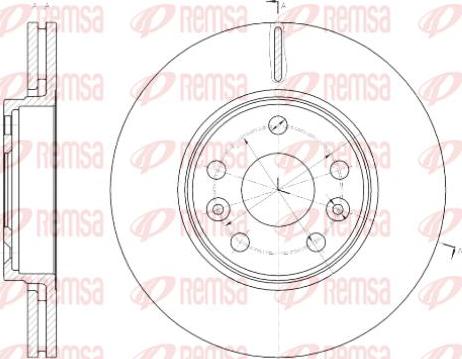 Kawe 61430 10 - Disque de frein cwaw.fr