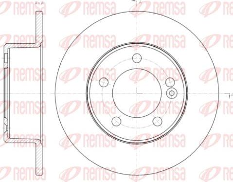 Kawe 61433 00 - Disque de frein cwaw.fr