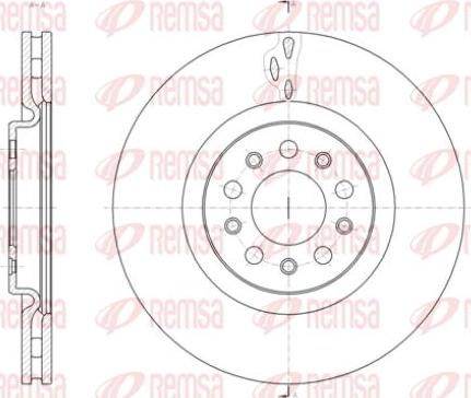 Kawe 61429 10 - Disque de frein cwaw.fr