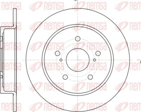 Kawe 61425 00 - Disque de frein cwaw.fr