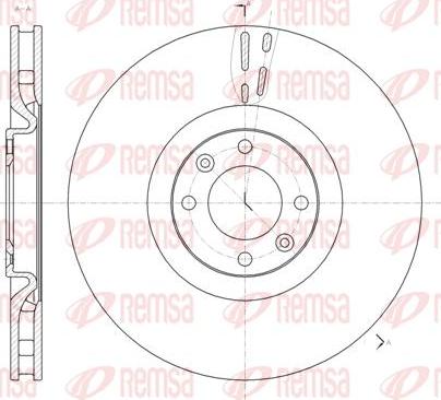 Kawe 61470 10 - Disque de frein cwaw.fr