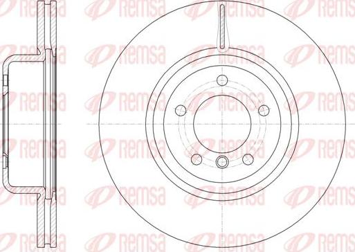 Kawe 61544 10 - Disque de frein cwaw.fr