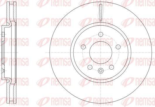 Kawe 61541 10 - Disque de frein cwaw.fr