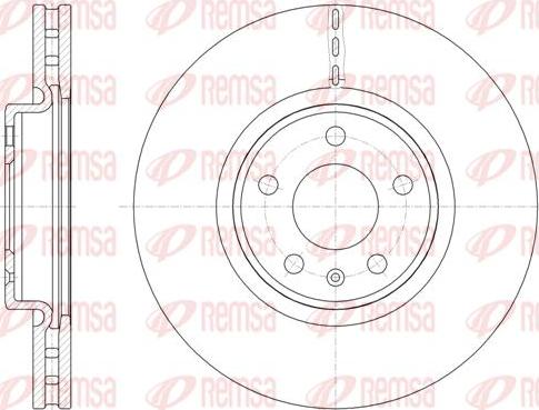 Kawe 61543 10 - Disque de frein cwaw.fr