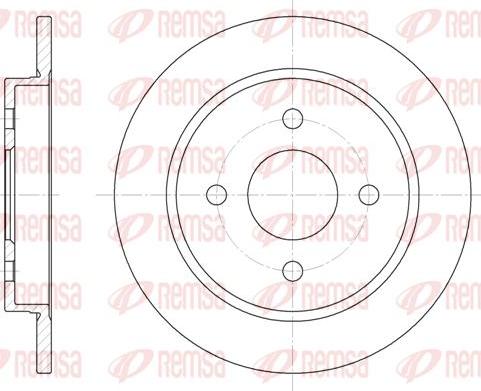 Kawe 6155 00 - Disque de frein cwaw.fr