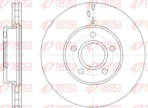 Kawe 61560 10 - Disque de frein cwaw.fr