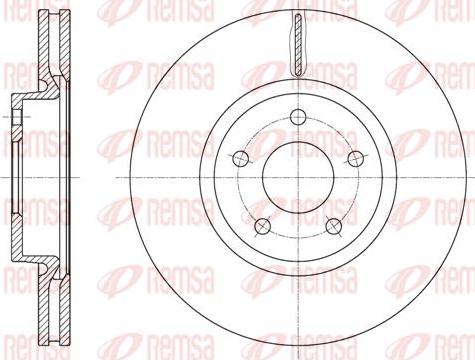 Kawe 61562 10 - Disque de frein cwaw.fr